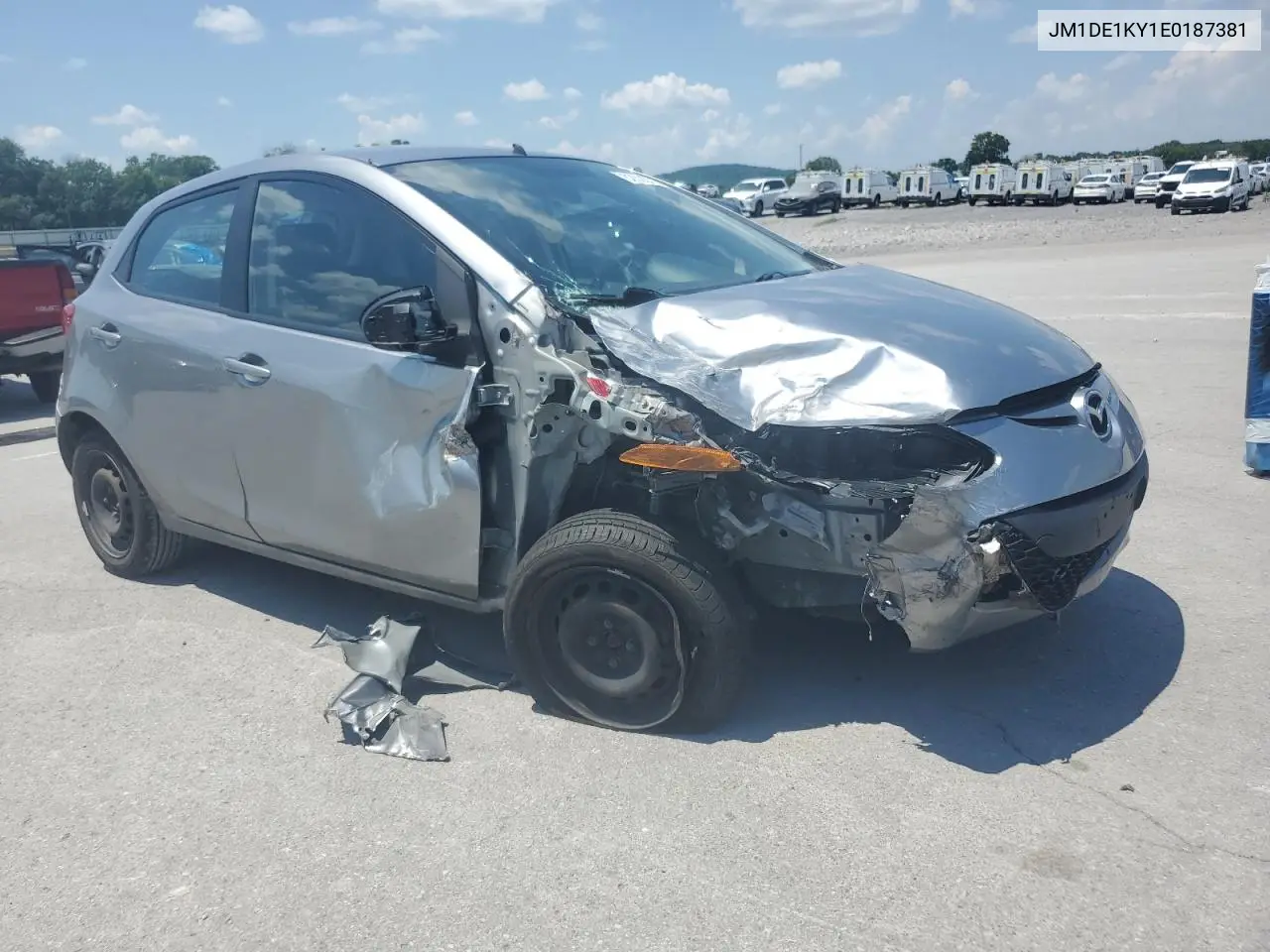 2014 Mazda Mazda2 Sport VIN: JM1DE1KY1E0187381 Lot: 62326715