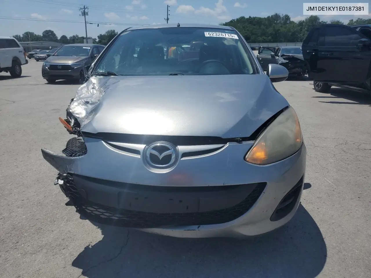 2014 Mazda Mazda2 Sport VIN: JM1DE1KY1E0187381 Lot: 62326715