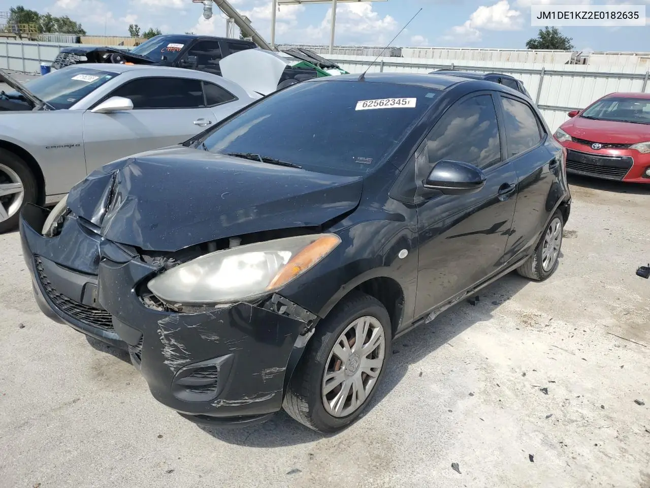 2014 Mazda Mazda2 Sport VIN: JM1DE1KZ2E0182635 Lot: 62562345