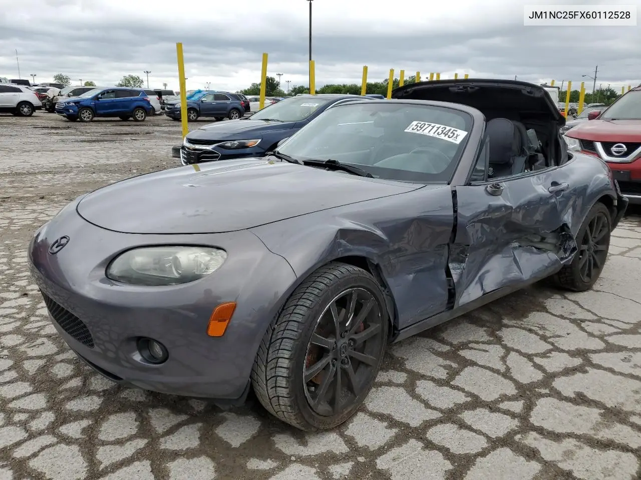 2006 Mazda Mx-5 Miata VIN: JM1NC25FX60112528 Lot: 59711345