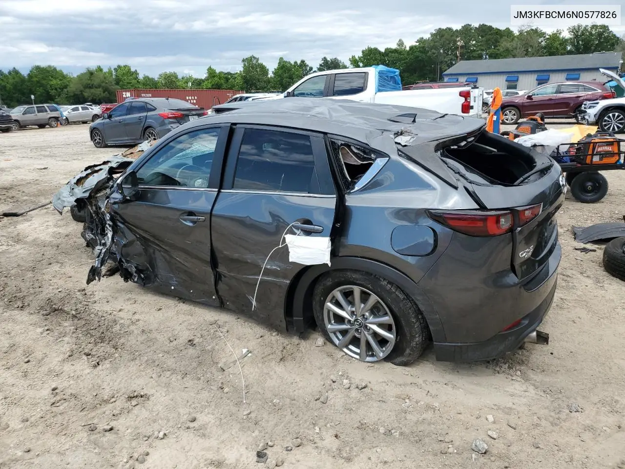 2022 Mazda Cx-5 Preferred VIN: JM3KFBCM6N0577826 Lot: 56738805