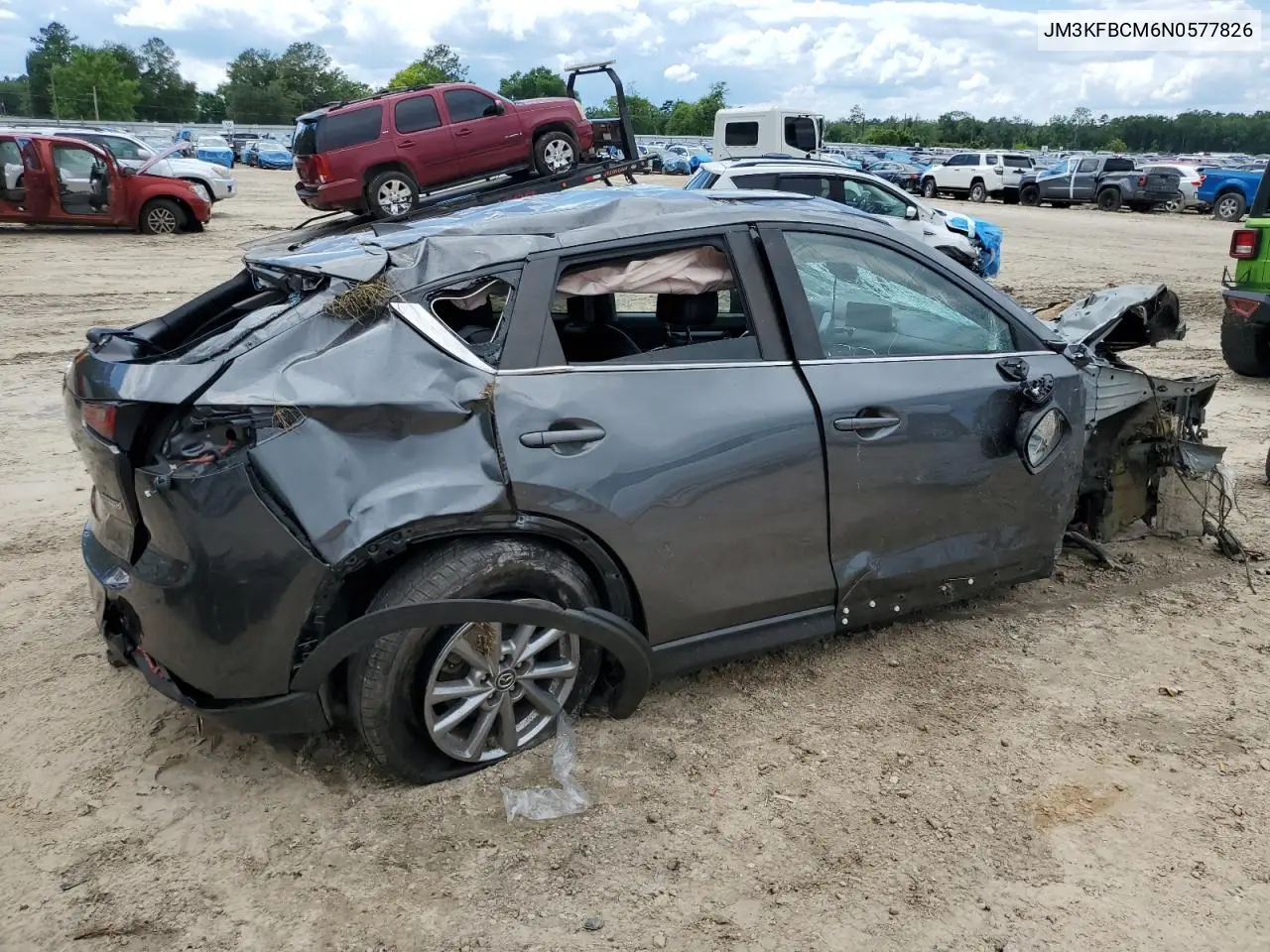 2022 Mazda Cx-5 Preferred VIN: JM3KFBCM6N0577826 Lot: 56738805