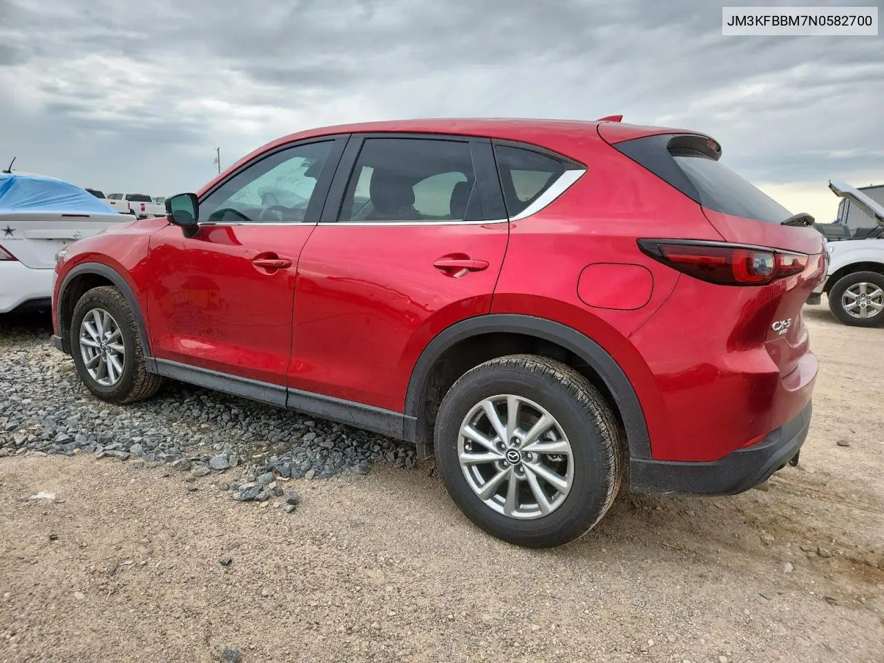 2022 Mazda Cx-5 Select VIN: JM3KFBBM7N0582700 Lot: 63057285