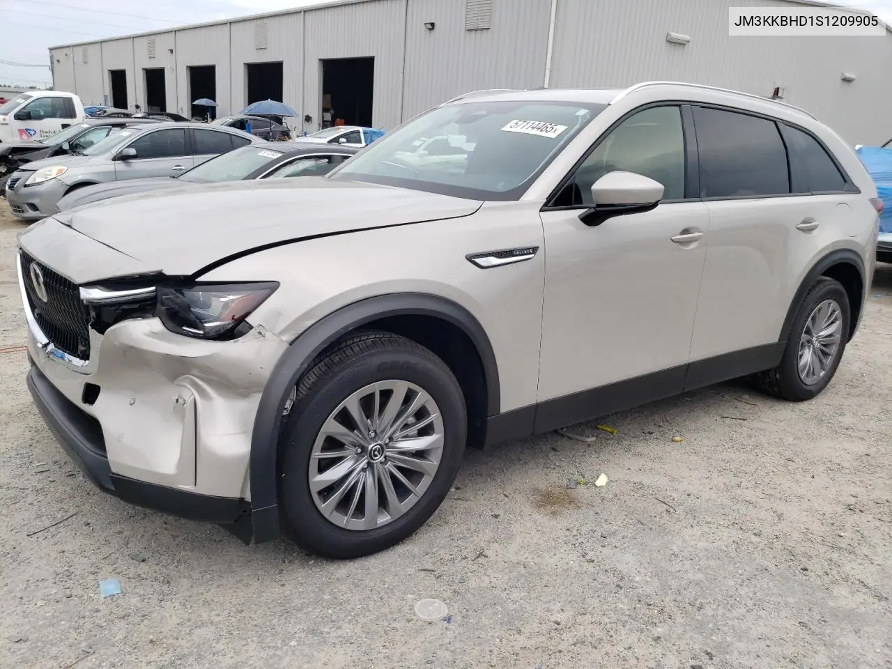 2025 Mazda Cx-90 Preferred VIN: JM3KKBHD1S1209905 Lot: 57114465