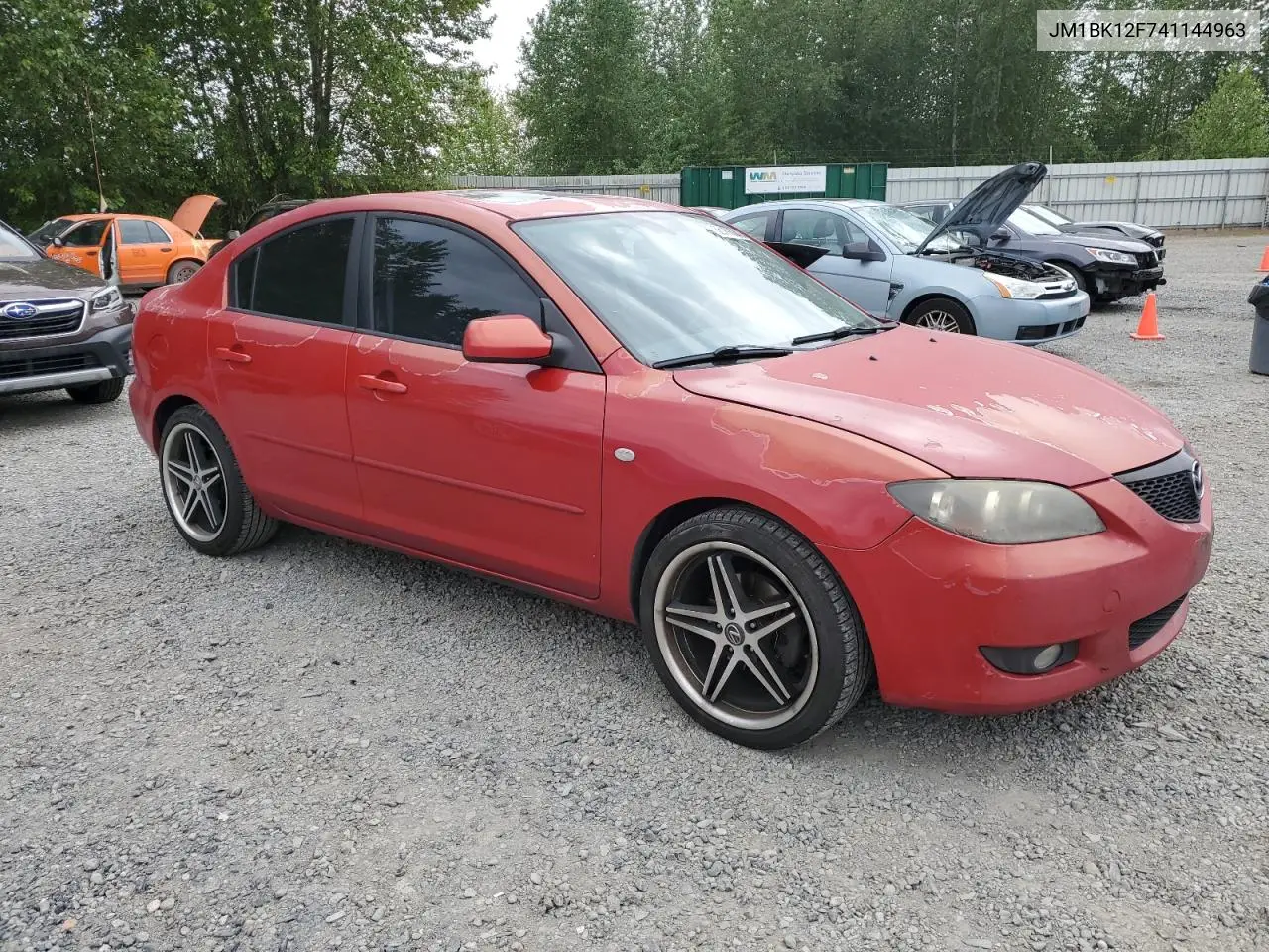 2004 Mazda 3 I VIN: JM1BK12F741144963 Lot: 56166045