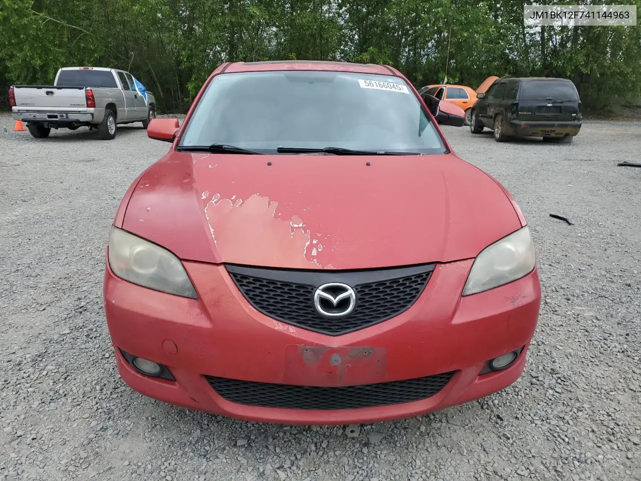2004 Mazda 3 I VIN: JM1BK12F741144963 Lot: 56166045
