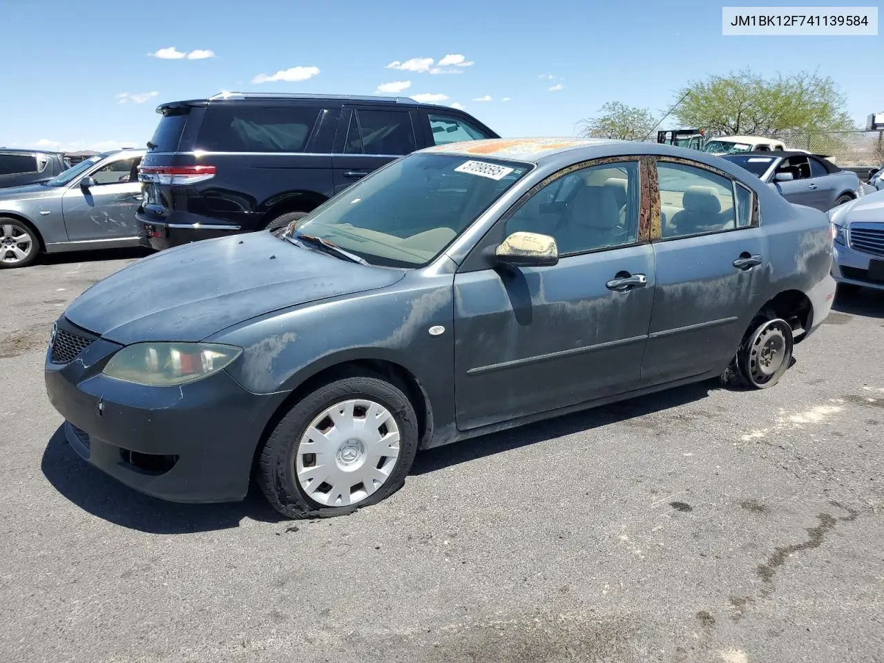 2004 Mazda 3 I VIN: JM1BK12F741139584 Lot: 57098595