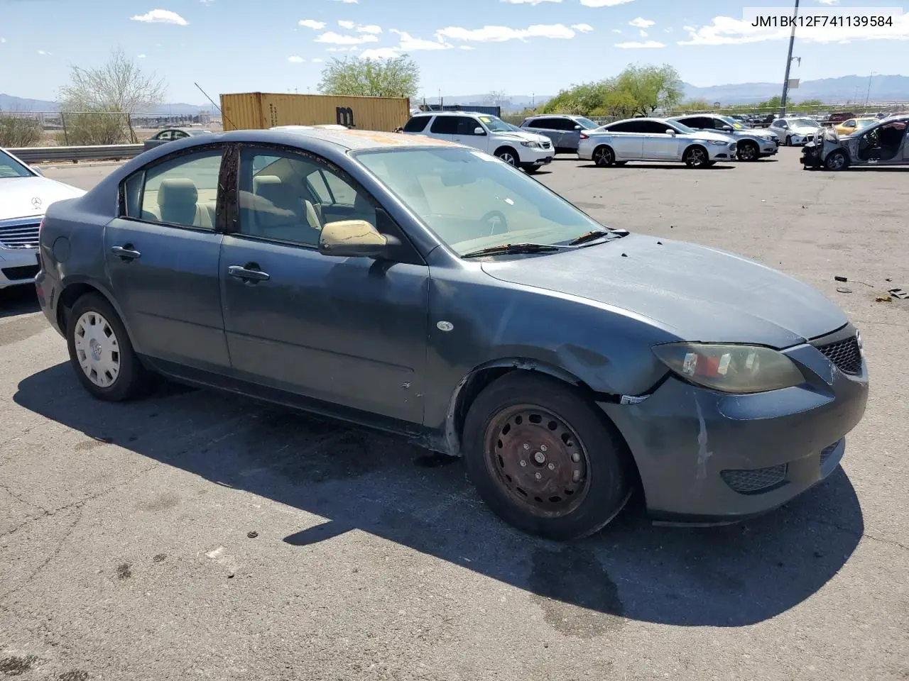 2004 Mazda 3 I VIN: JM1BK12F741139584 Lot: 57098595