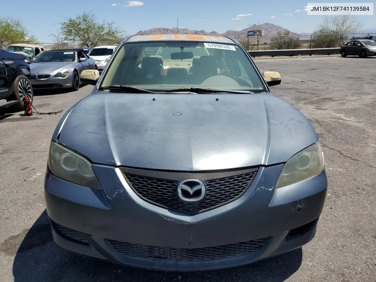 2004 Mazda 3 I VIN: JM1BK12F741139584 Lot: 57098595