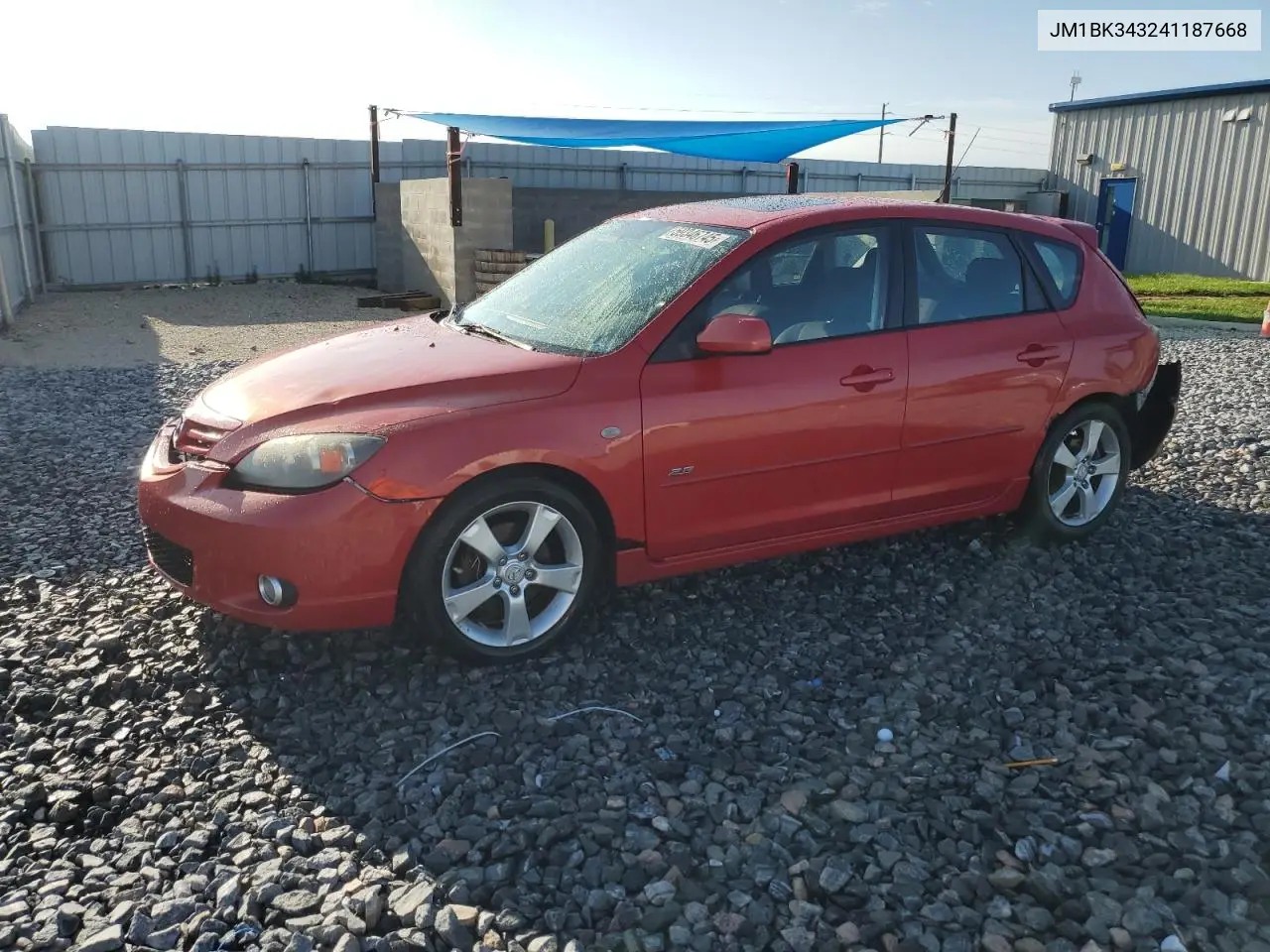 2004 Mazda 3 Hatchback VIN: JM1BK343241187668 Lot: 59346745