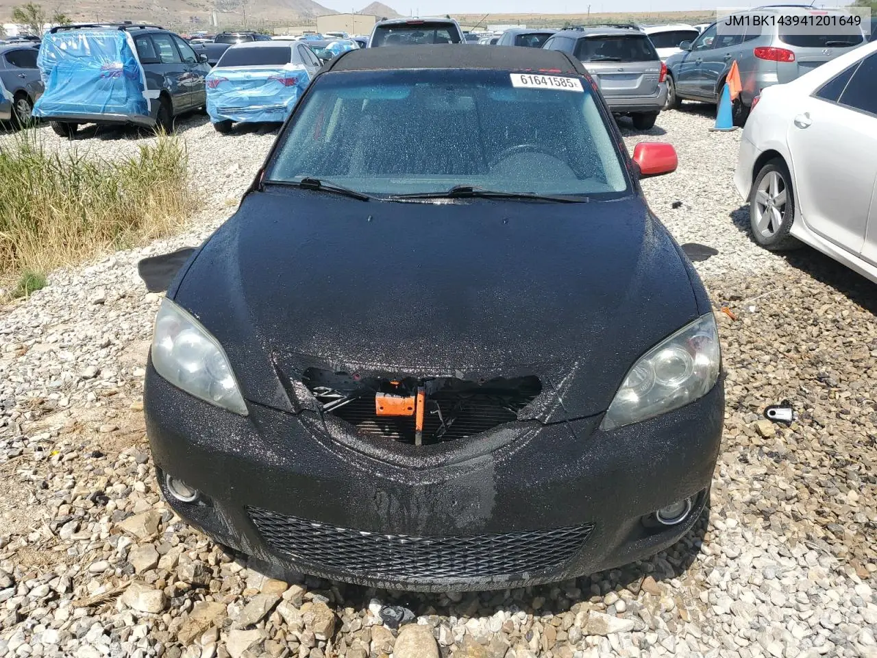 2004 Mazda 3 Hatchback VIN: JM1BK143941201649 Lot: 61641585