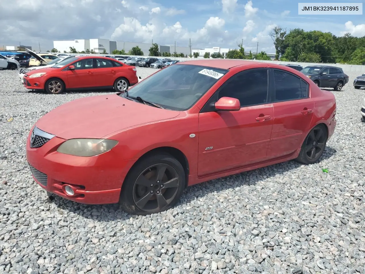 2004 Mazda 3 S VIN: JM1BK323941187895 Lot: 61949365