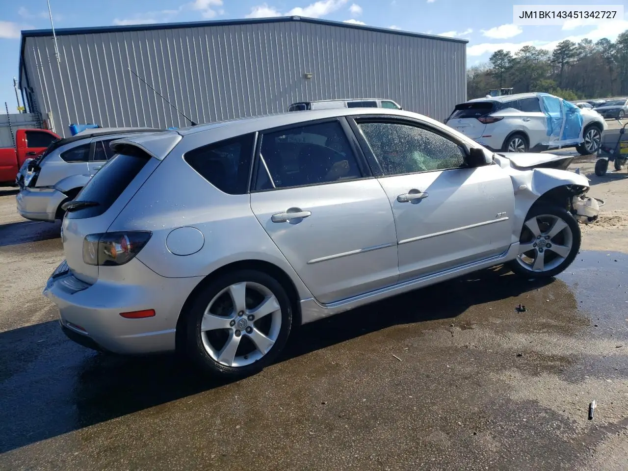 2005 Mazda 3 Hatchback VIN: JM1BK143451342727 Lot: 47775135
