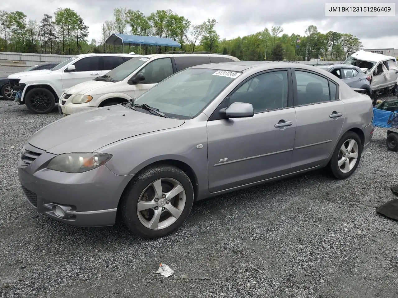 2005 Mazda 3 S VIN: JM1BK123151286409 Lot: 51911245