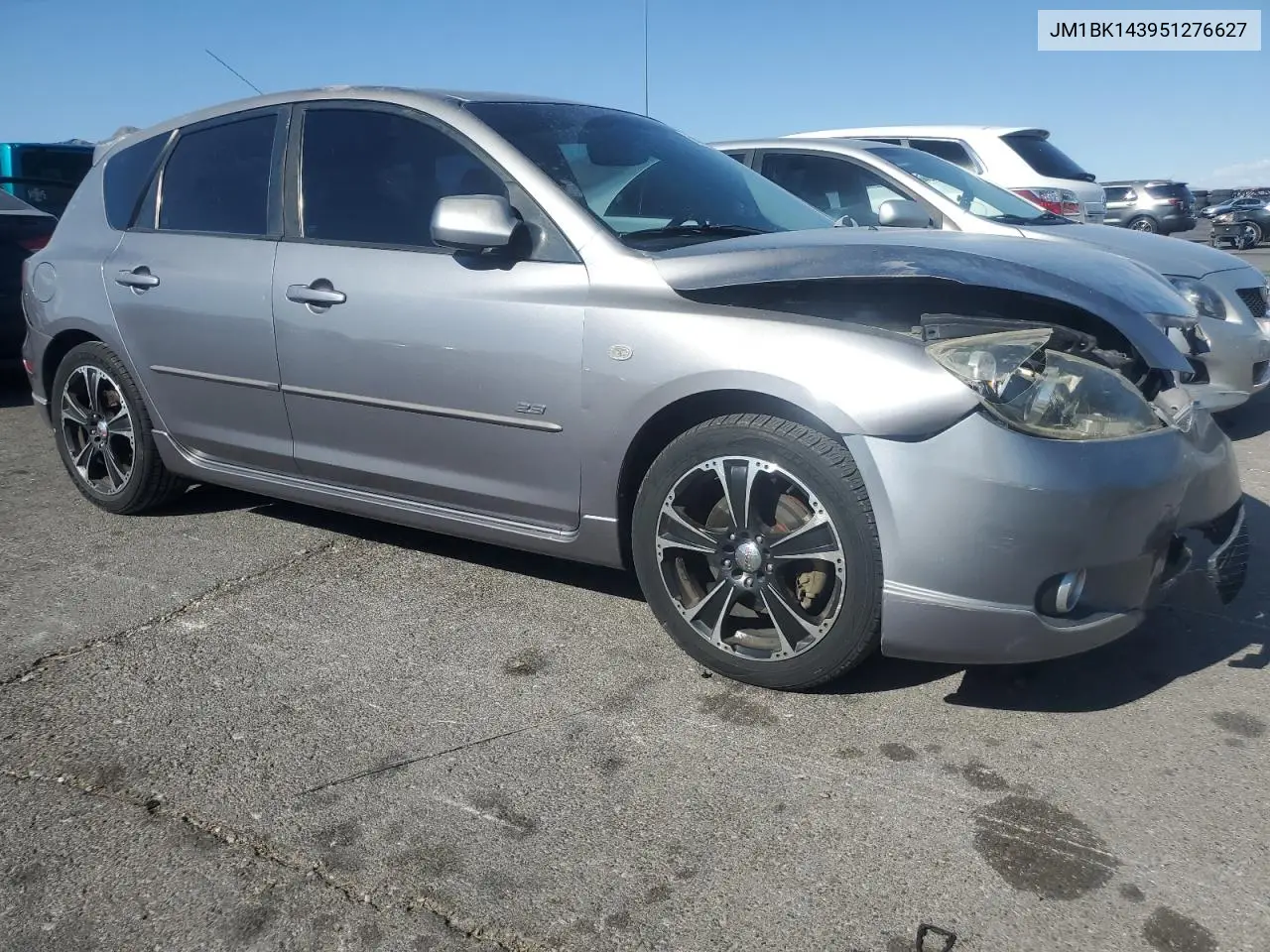 2005 Mazda 3 Hatchback VIN: JM1BK143951276627 Lot: 55690755
