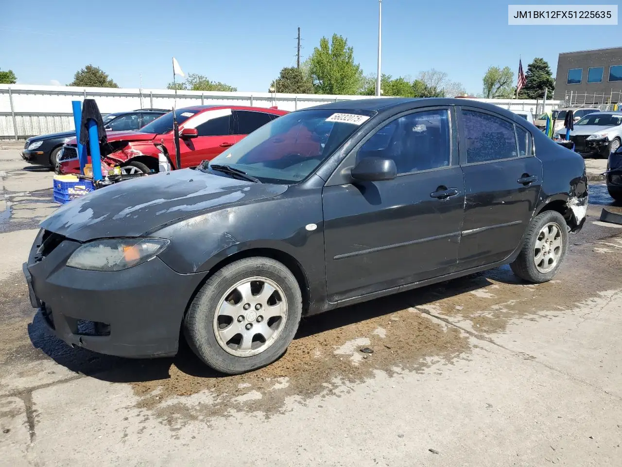 2005 Mazda 3 I VIN: JM1BK12FX51225635 Lot: 56032075