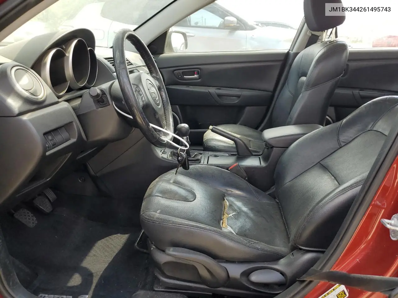 2006 Mazda 3 Hatchback VIN: JM1BK344261495743 Lot: 53618205