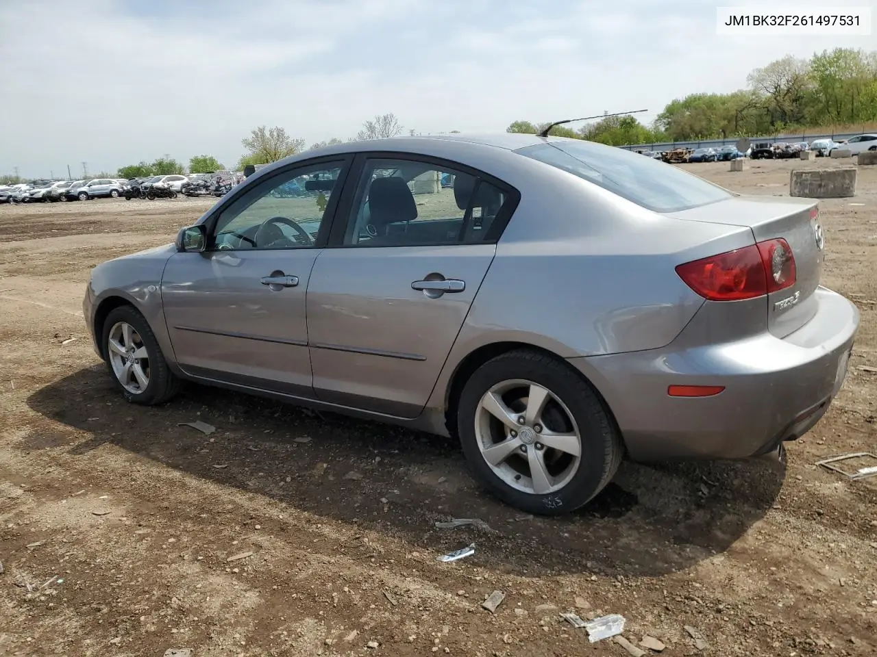 2006 Mazda 3 I VIN: JM1BK32F261497531 Lot: 56175465