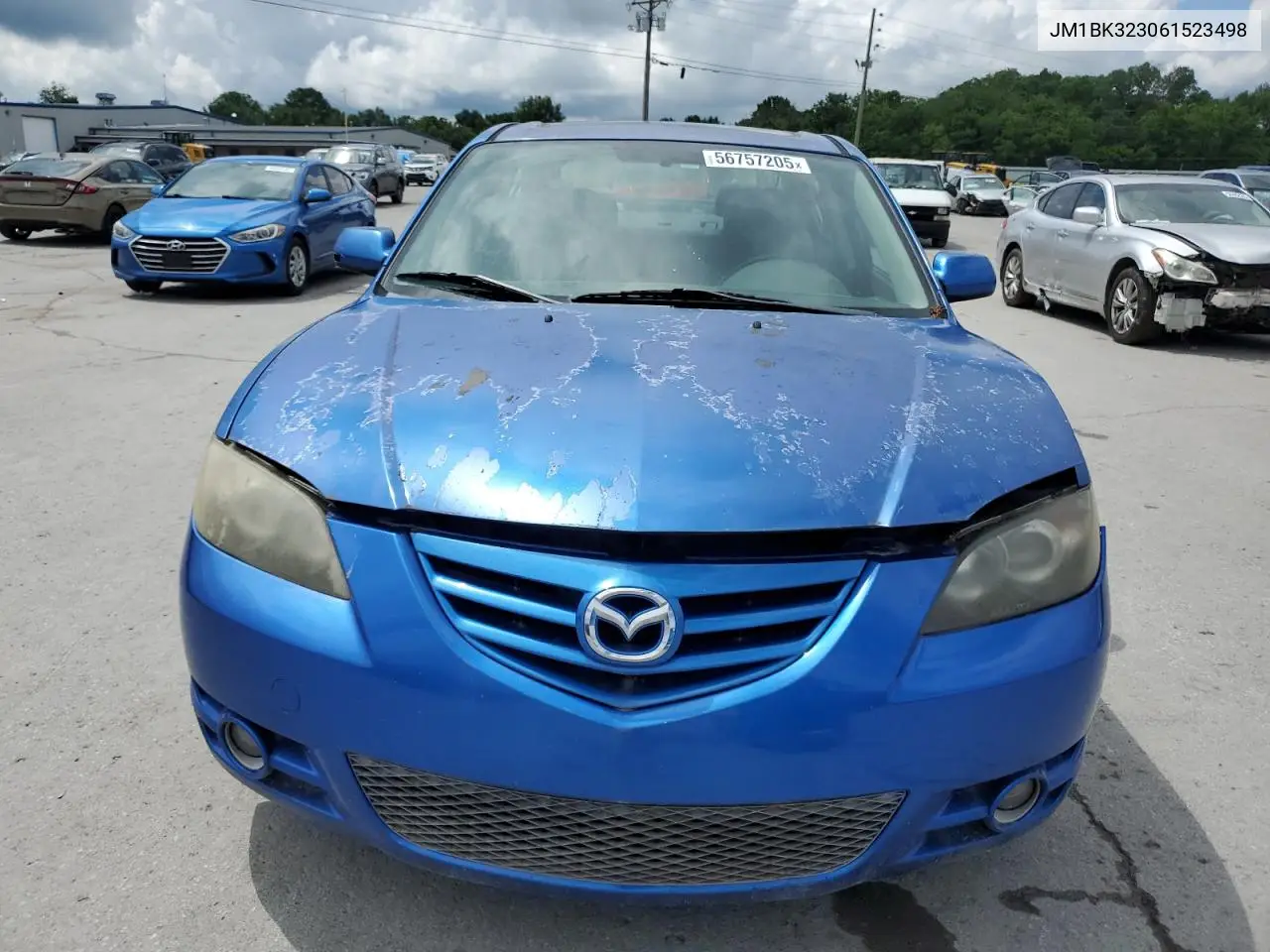 2006 Mazda 3 S VIN: JM1BK323061523498 Lot: 56757205