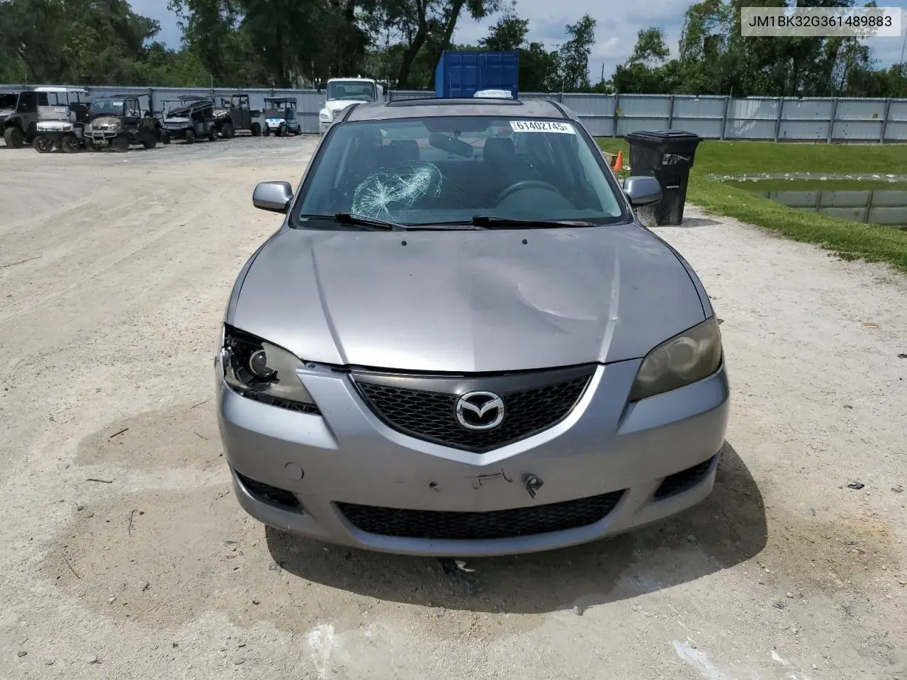 2006 Mazda 3 I VIN: JM1BK32G361489883 Lot: 61402745