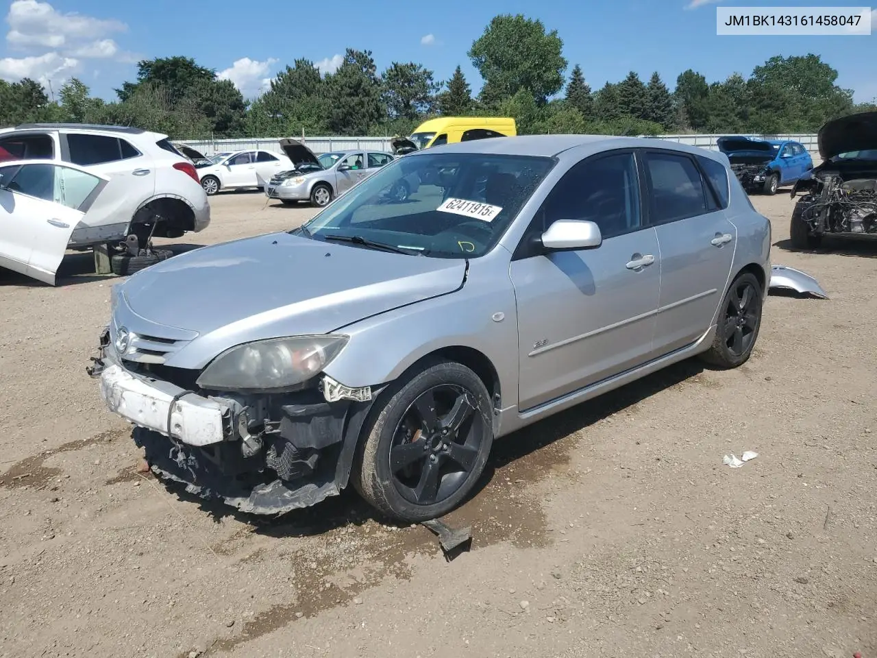 2006 Mazda 3 Hatchback VIN: JM1BK143161458047 Lot: 62411915