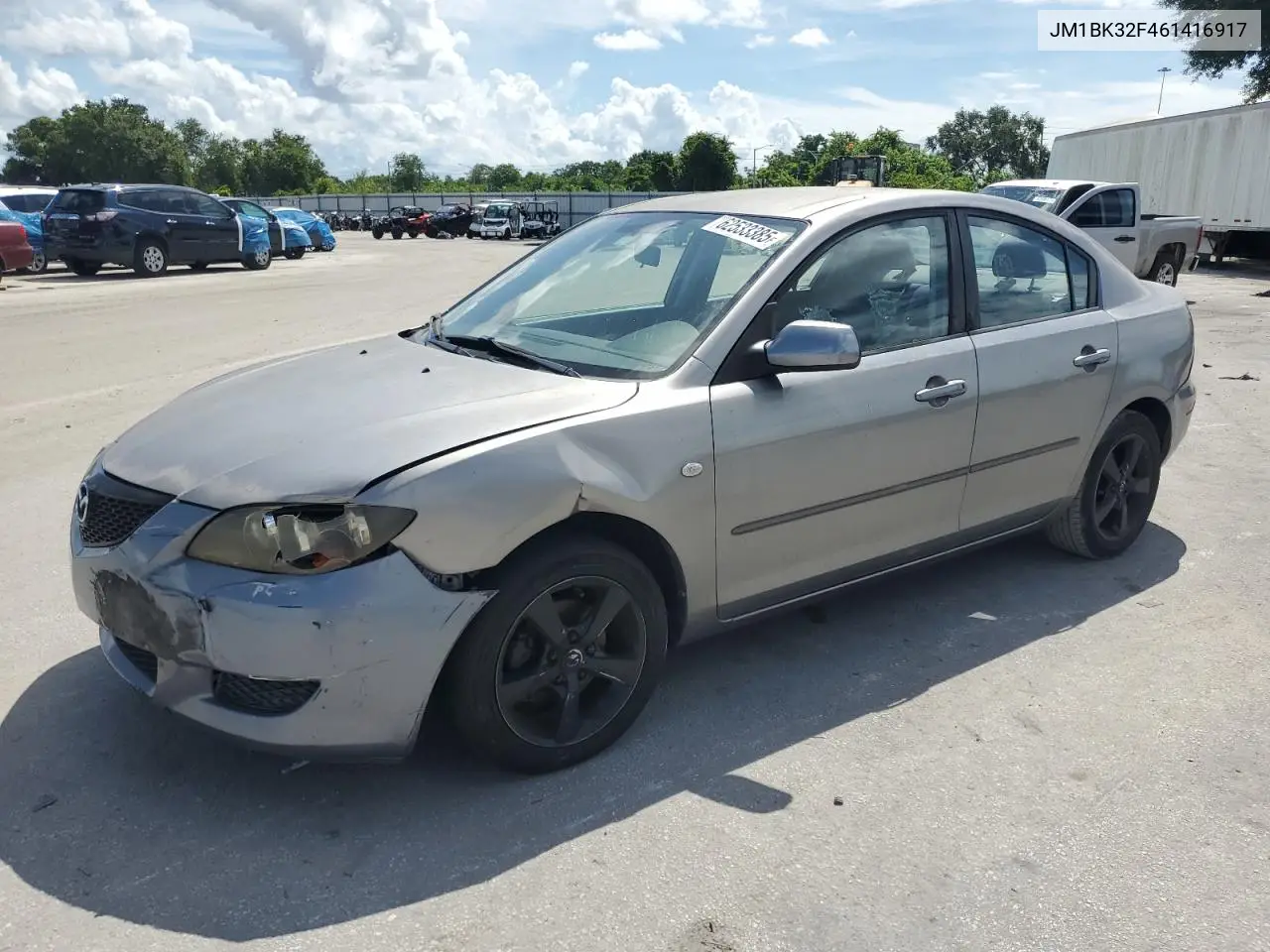 2006 Mazda 3 I VIN: JM1BK32F461416917 Lot: 62533385