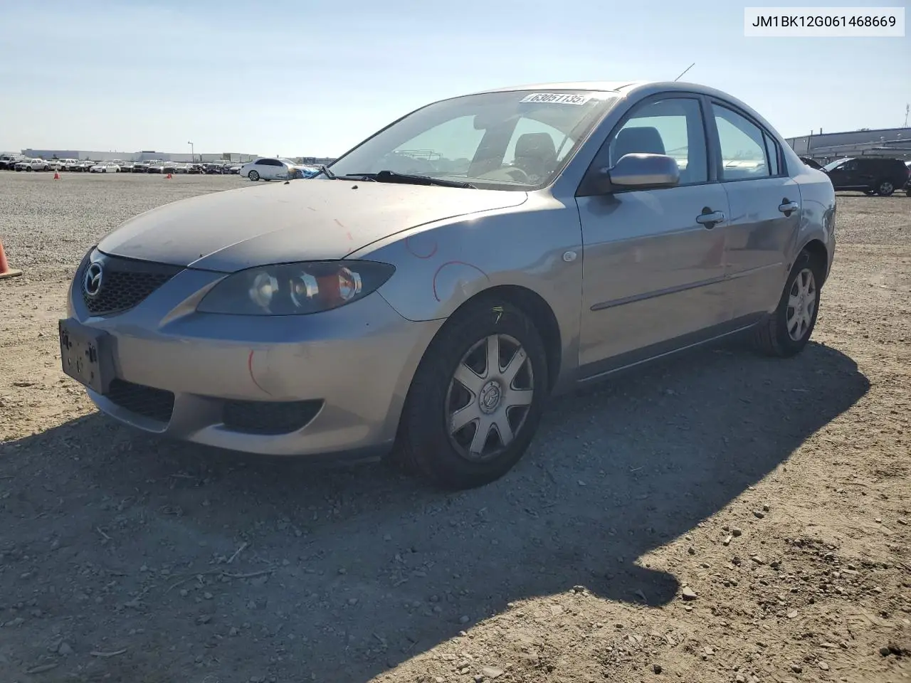 2006 Mazda 3 I VIN: JM1BK12G061468669 Lot: 63051135