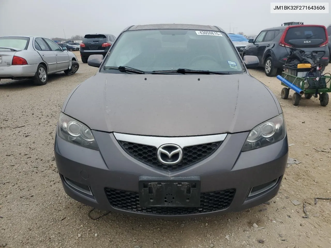 2007 Mazda 3 I VIN: JM1BK32F271643606 Lot: 43059815