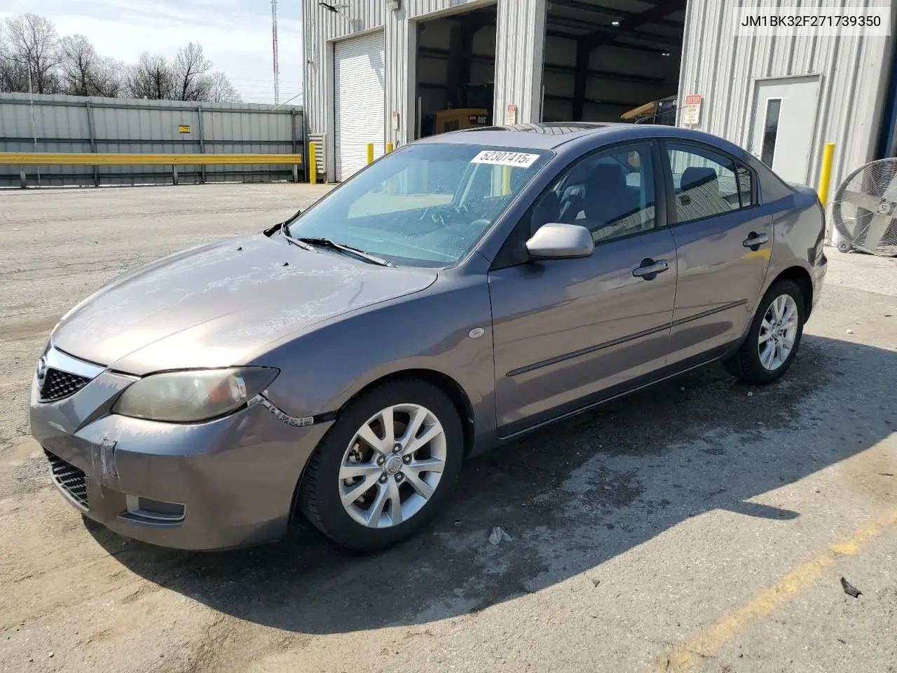 2007 Mazda 3 I VIN: JM1BK32F271739350 Lot: 52307415