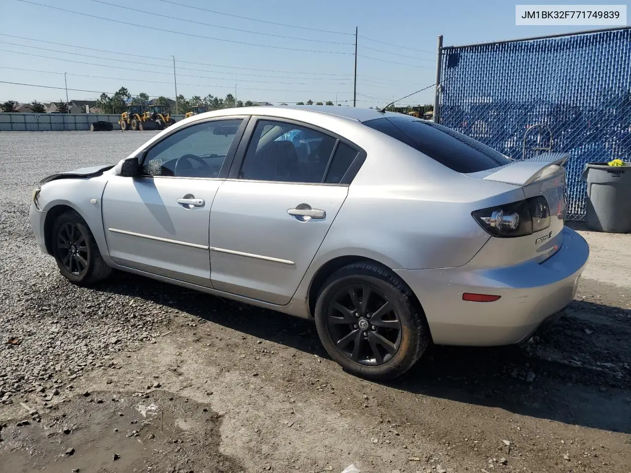 2007 Mazda 3 I VIN: JM1BK32F771749839 Lot: 53635025