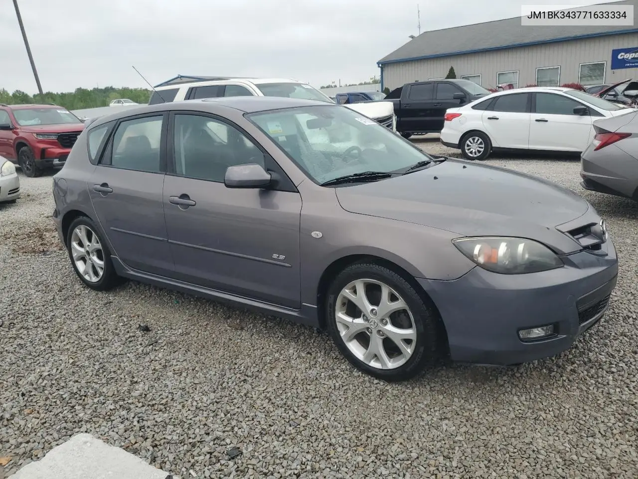 2007 Mazda 3 Hatchback VIN: JM1BK343771633334 Lot: 54780335