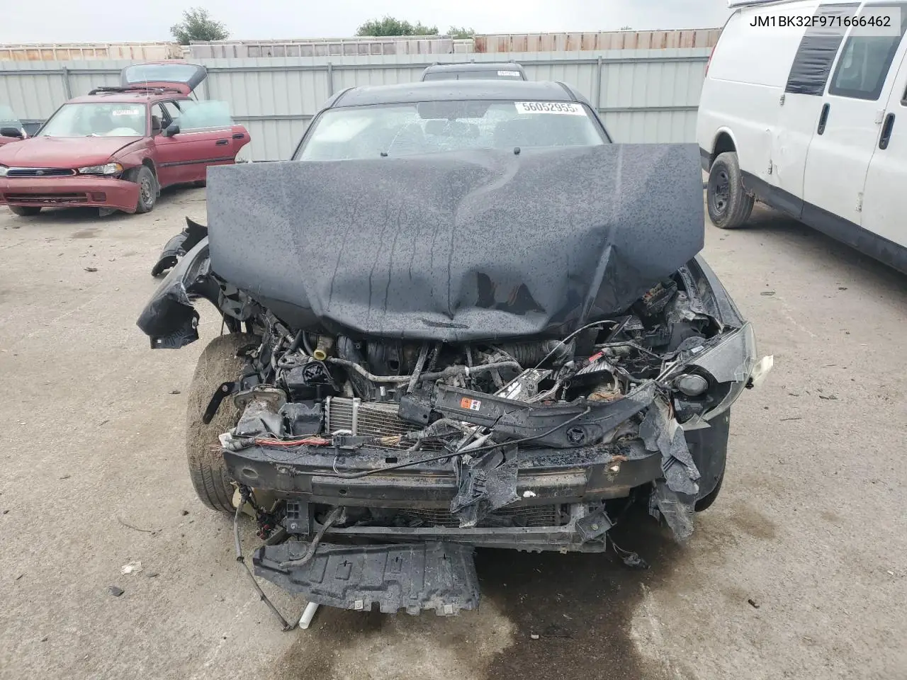 2007 Mazda 3 I VIN: JM1BK32F971666462 Lot: 56052955