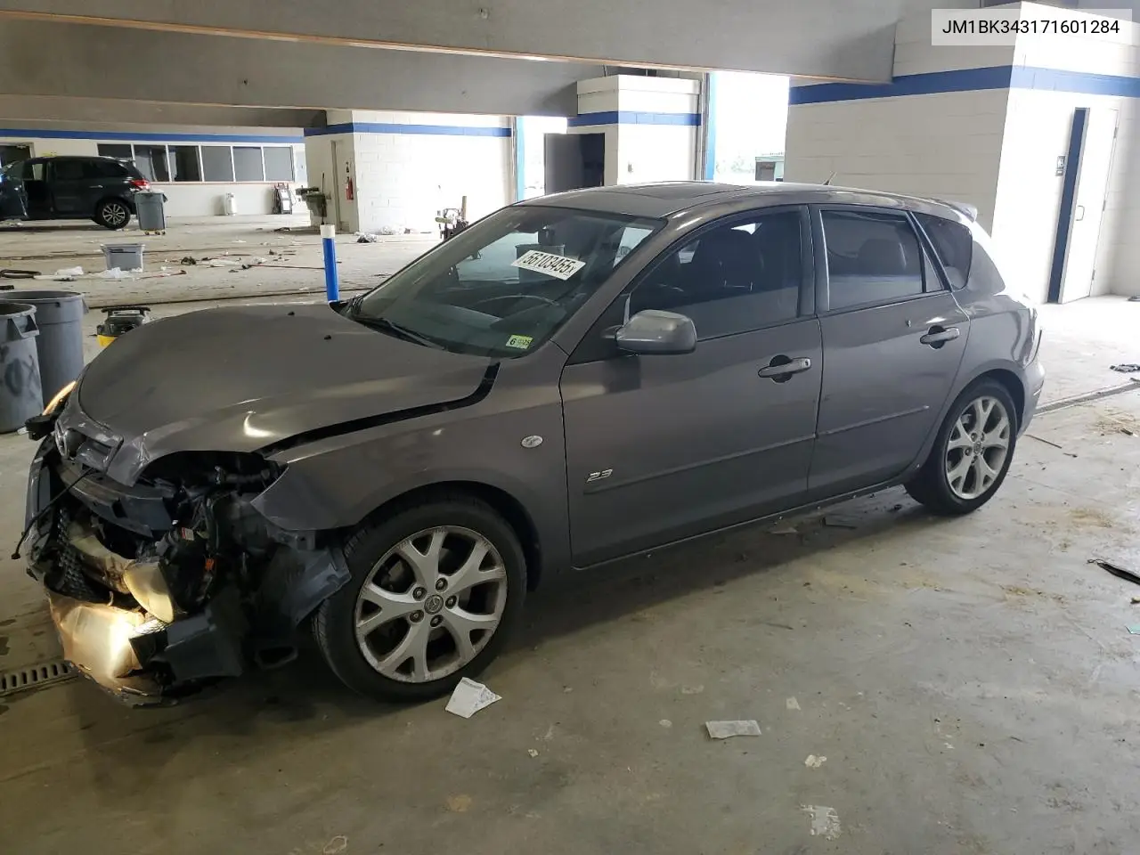 2007 Mazda 3 Hatchback VIN: JM1BK343171601284 Lot: 56103455