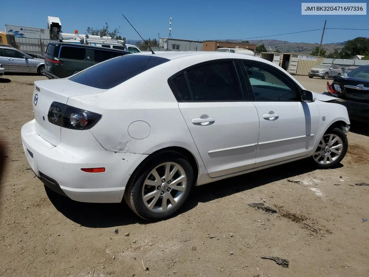 2007 Mazda 3 I VIN: JM1BK32G471697336 Lot: 56255825