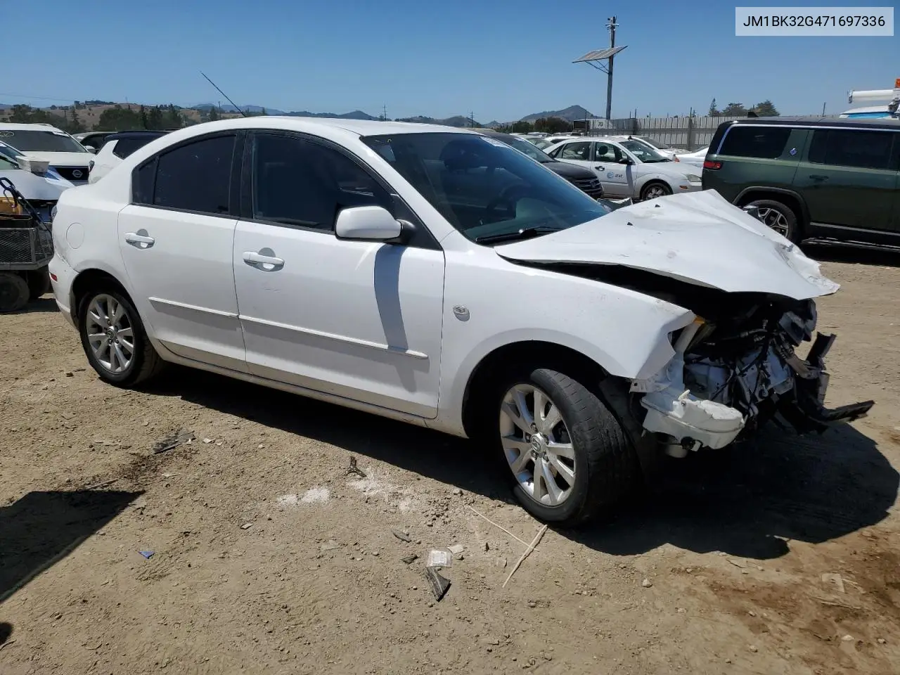 2007 Mazda 3 I VIN: JM1BK32G471697336 Lot: 56255825