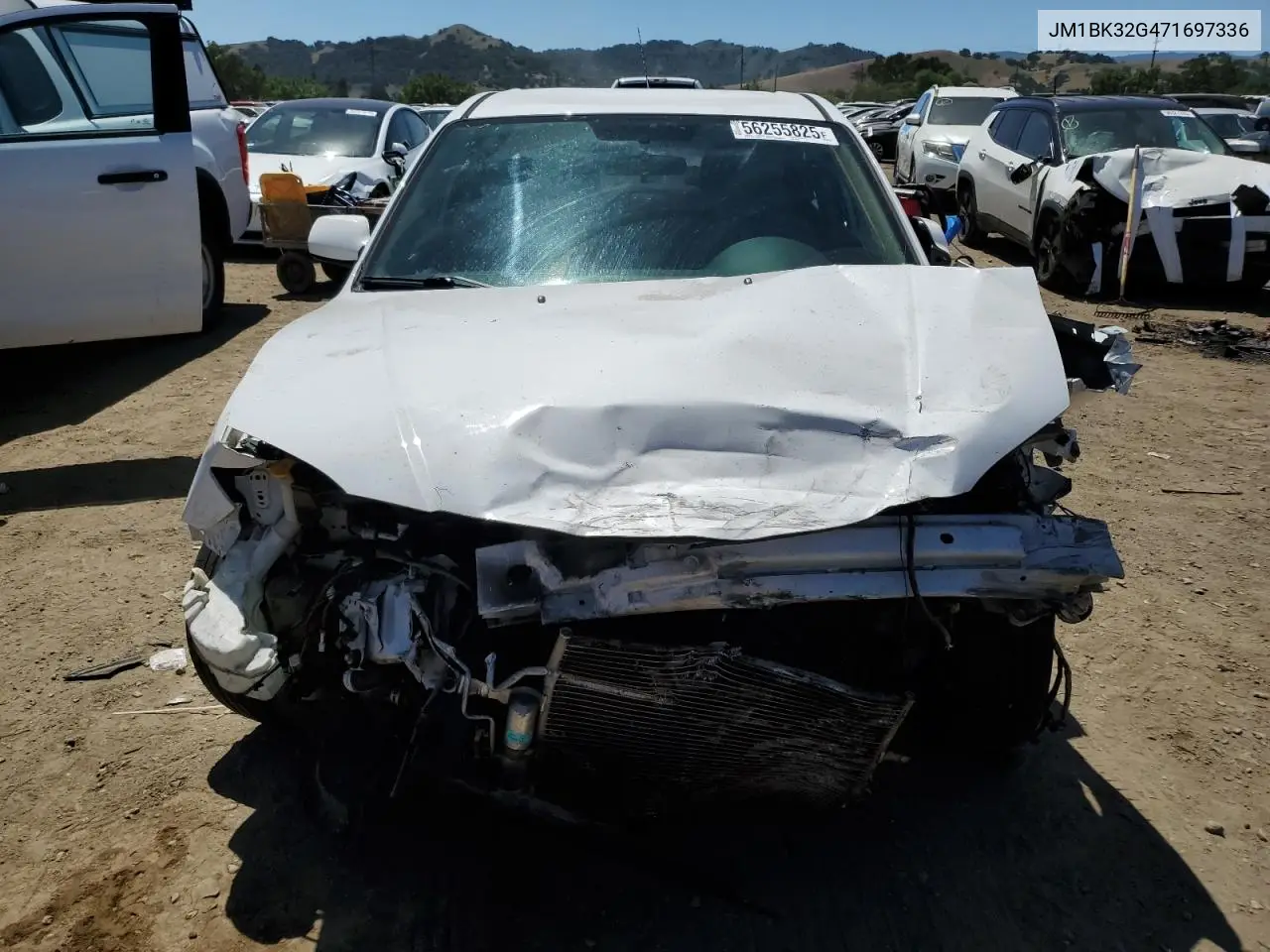 2007 Mazda 3 I VIN: JM1BK32G471697336 Lot: 56255825