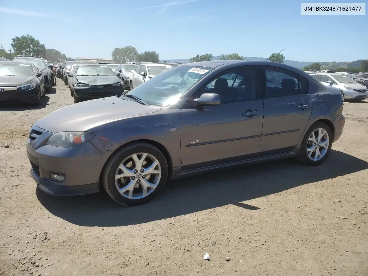 2007 Mazda 3 S VIN: JM1BK324871621477 Lot: 56334075