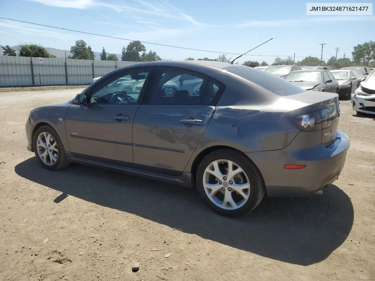 2007 Mazda 3 S VIN: JM1BK324871621477 Lot: 56334075