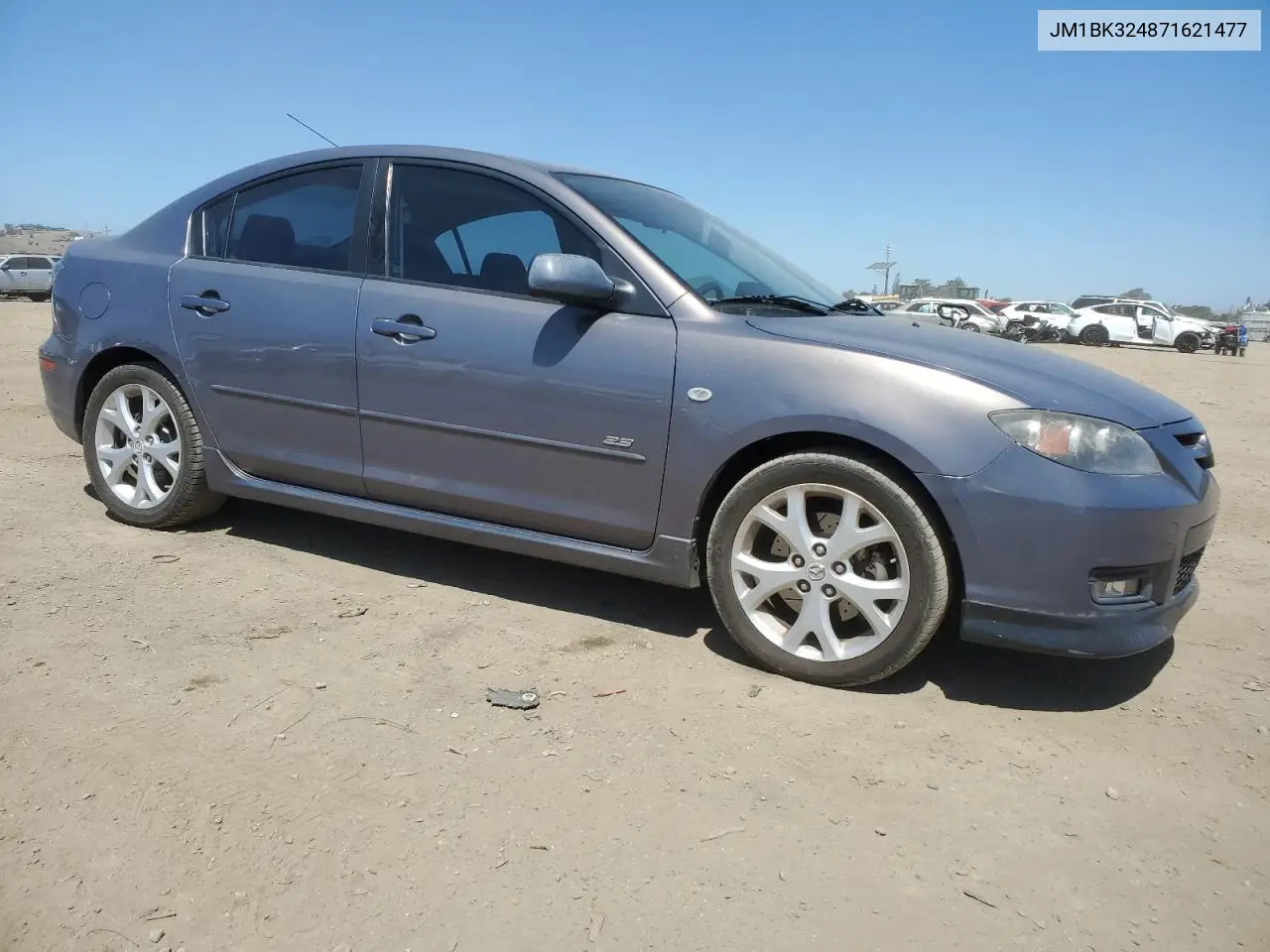 2007 Mazda 3 S VIN: JM1BK324871621477 Lot: 56334075