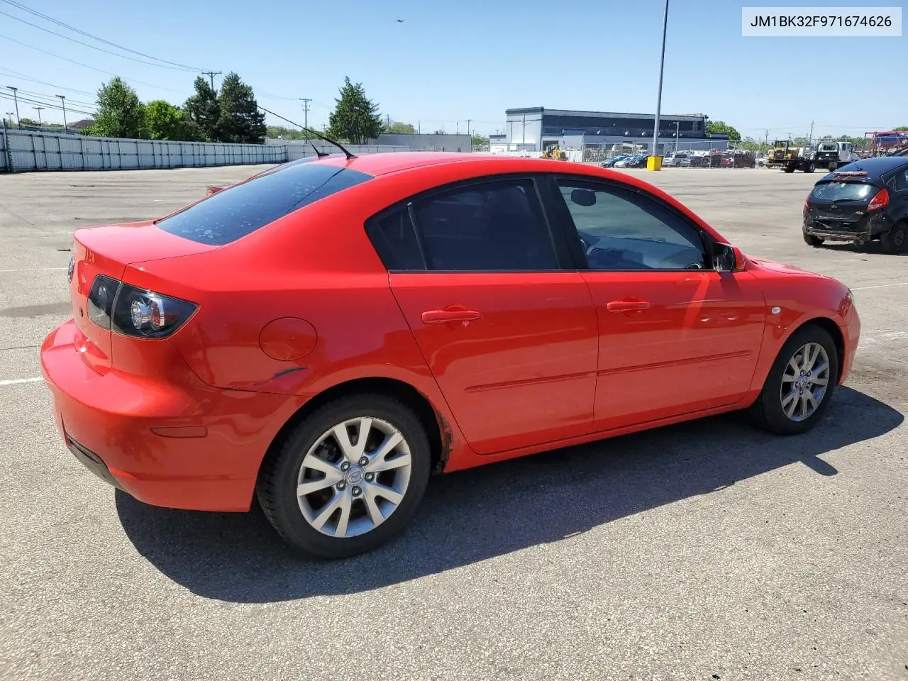 2007 Mazda 3 I VIN: JM1BK32F971674626 Lot: 56483255