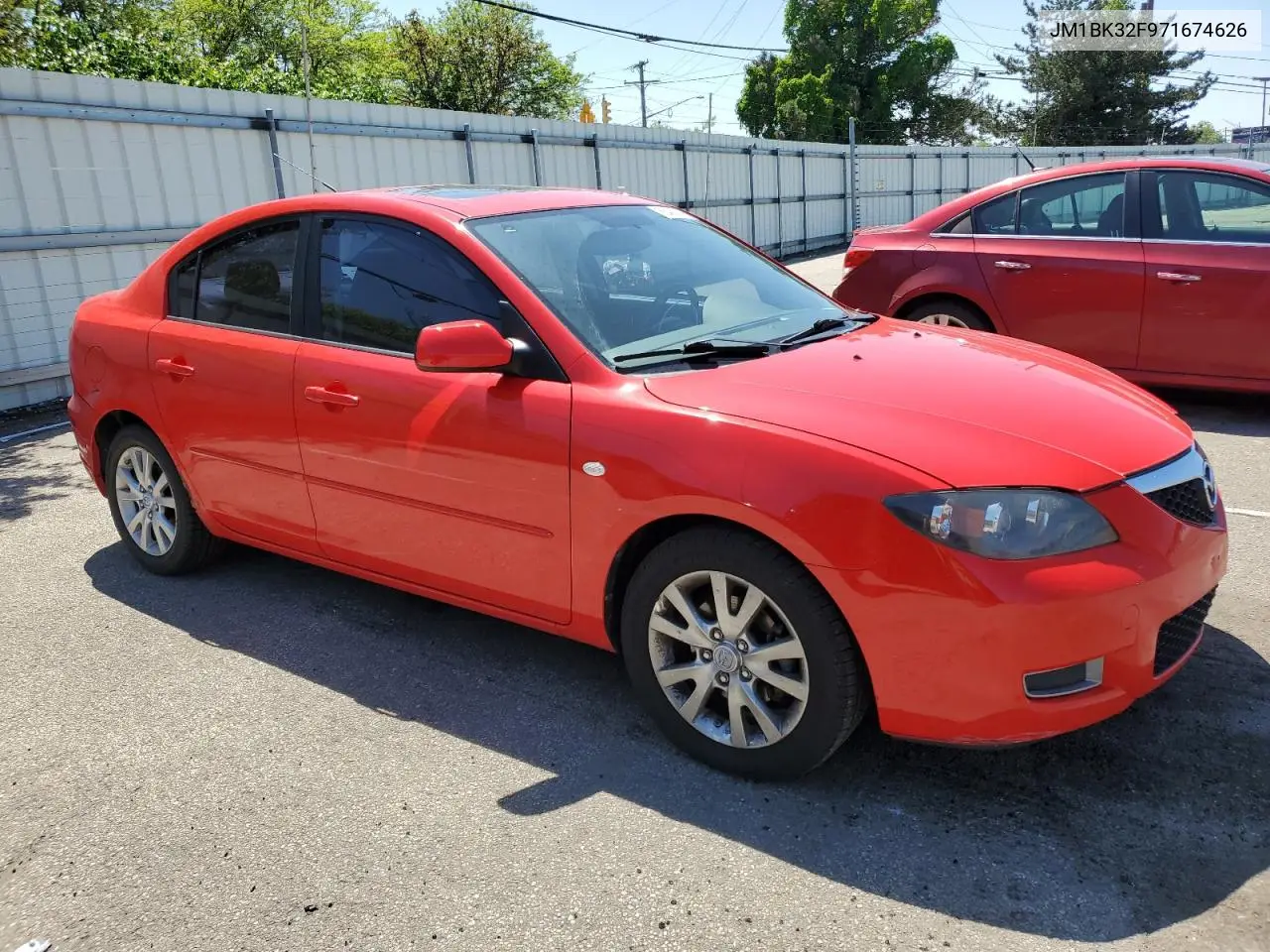 2007 Mazda 3 I VIN: JM1BK32F971674626 Lot: 56483255