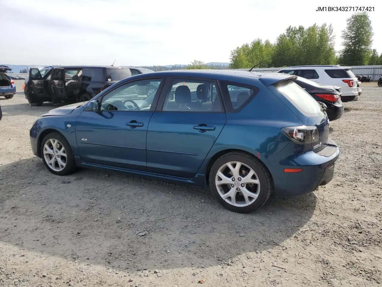 2007 Mazda 3 Hatchback VIN: JM1BK343271747421 Lot: 56537535