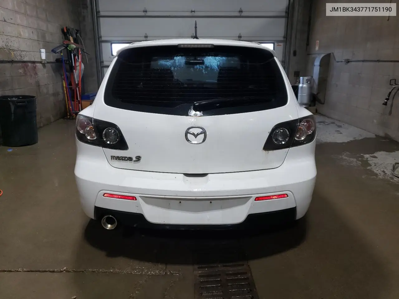 2007 Mazda 3 Hatchback VIN: JM1BK343771751190 Lot: 56674675