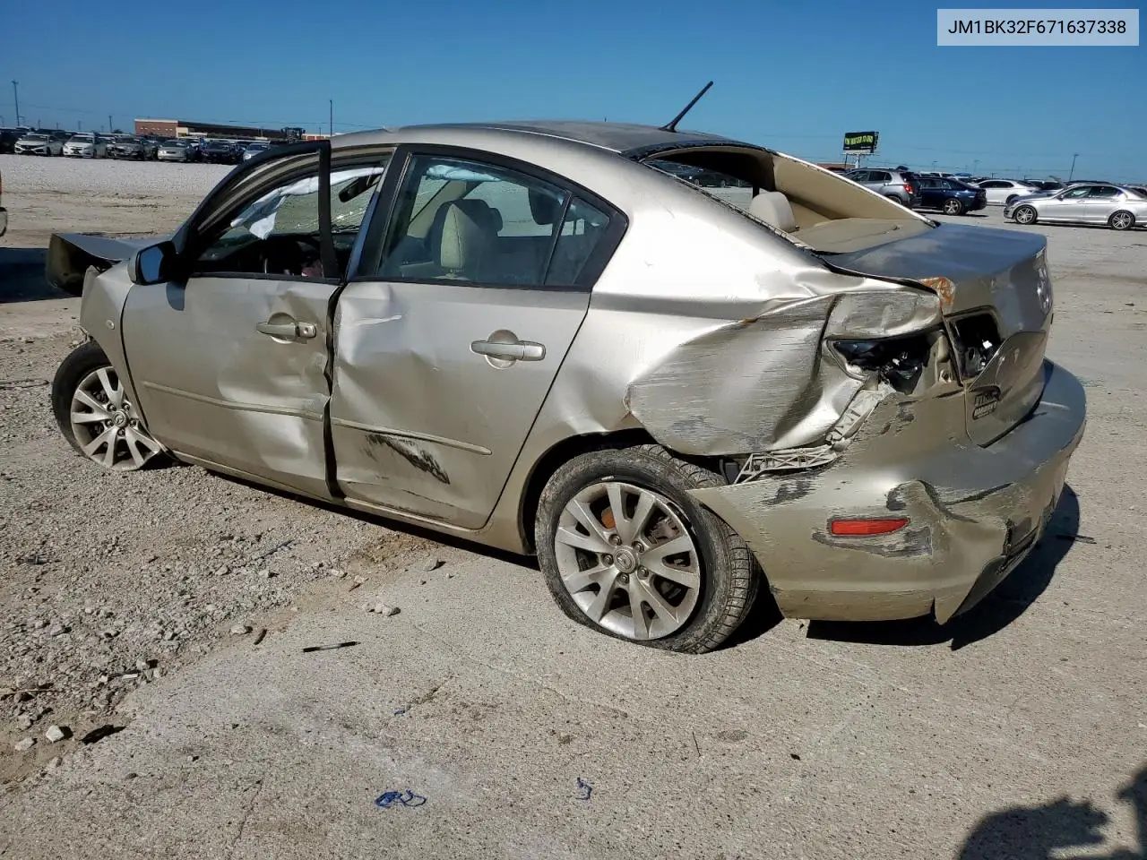 2007 Mazda 3 I VIN: JM1BK32F671637338 Lot: 56710945