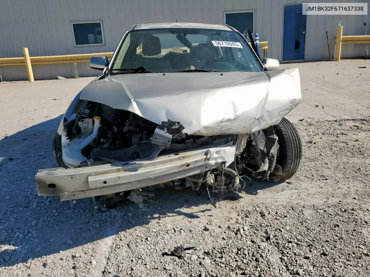 2007 Mazda 3 I VIN: JM1BK32F671637338 Lot: 56710945