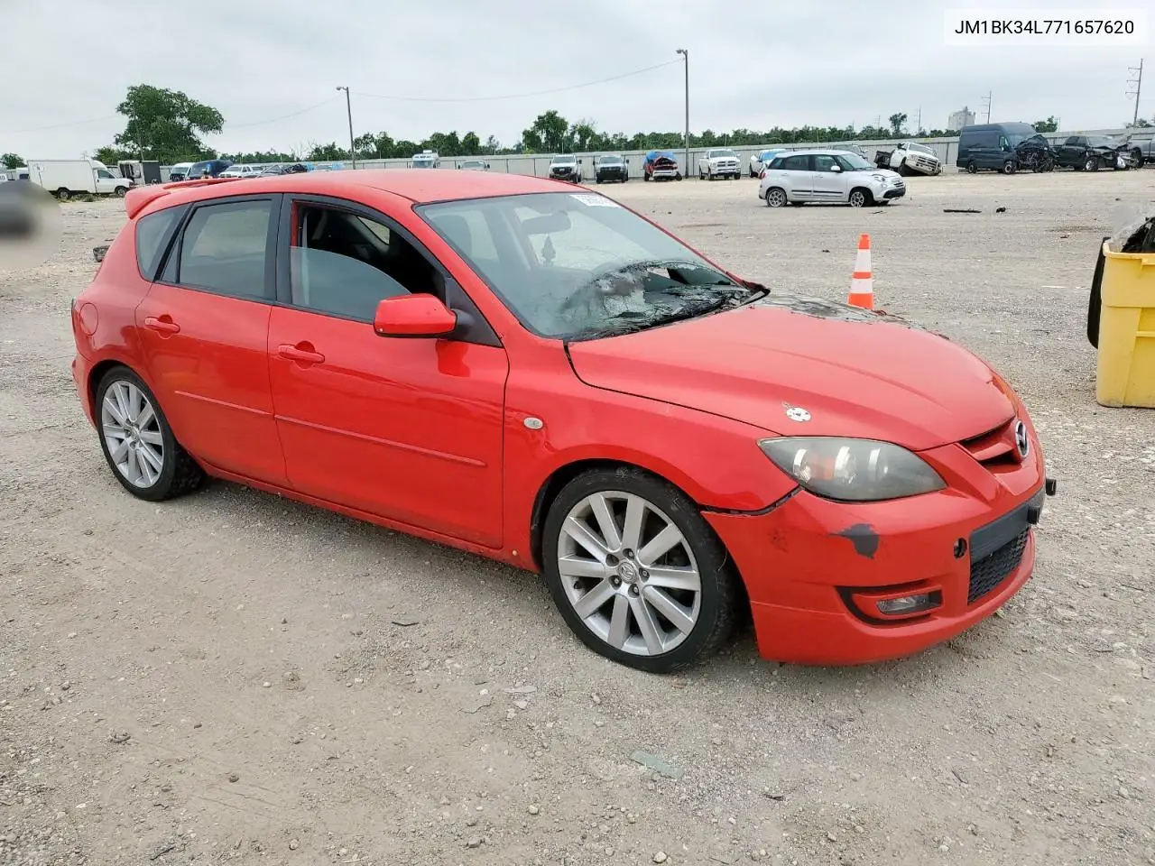 2007 Mazda Speed 3 VIN: JM1BK34L771657620 Lot: 59393745