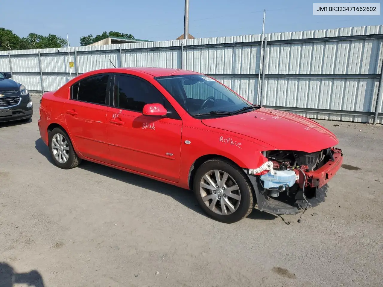 2007 Mazda 3 S VIN: JM1BK323471662602 Lot: 61371515