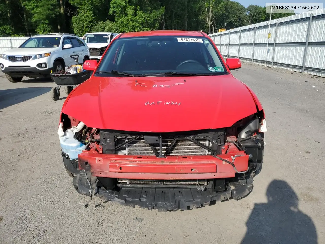 2007 Mazda 3 S VIN: JM1BK323471662602 Lot: 61371515