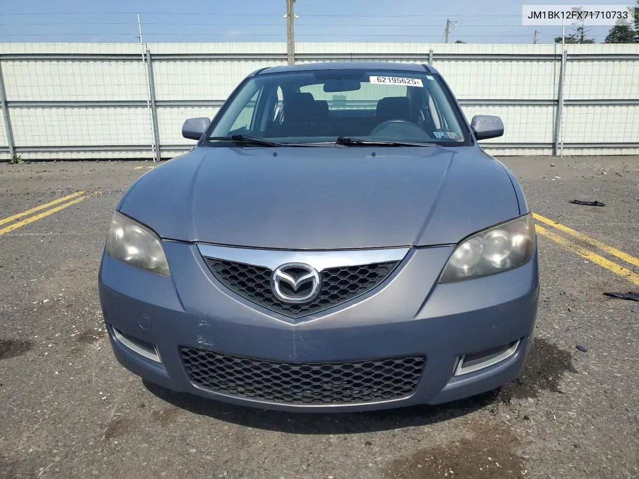 2007 Mazda 3 I VIN: JM1BK12FX71710733 Lot: 62195625