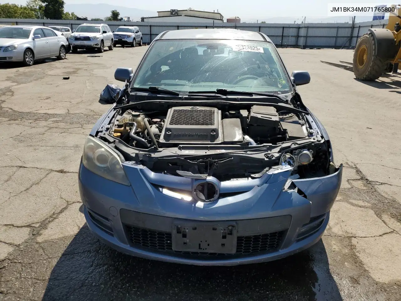 2007 Mazda Speed 3 VIN: JM1BK34M071765800 Lot: 62323925